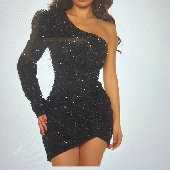 Fashion Nova | Dresses | Olivia Sequin Mini Dress | Poshmark